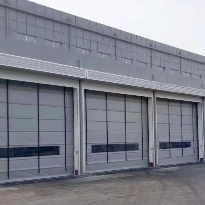 Large strap stacking door