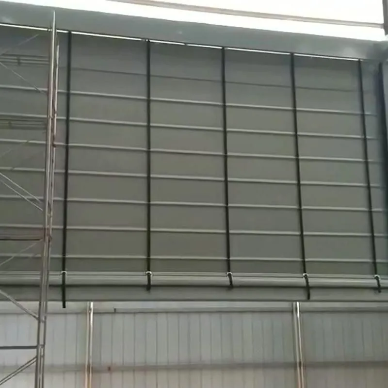 Large strap stacking door