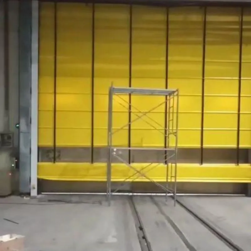 Introduction to PVC ground induction fast stacking door, introduction to Stacking Rapid Door function advantages and characteristics