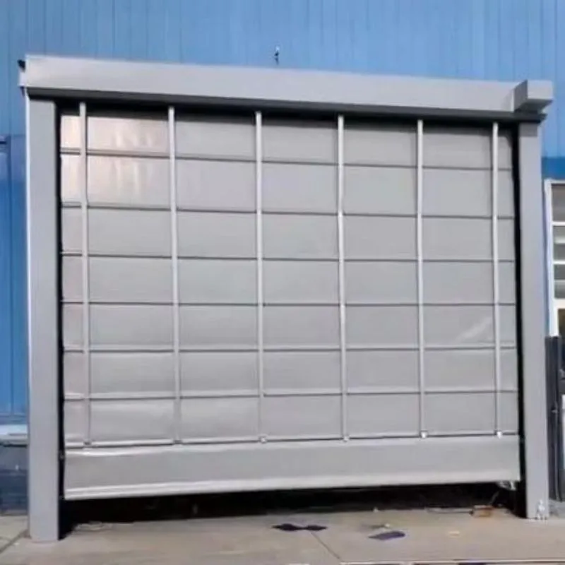 Automatic door stacking door